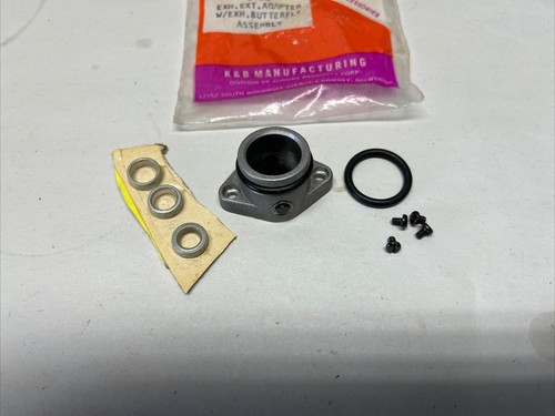 K&B 9053 exhaust Extension Adaptor W/EXH. Butterfly Assembly NewInPack - Picture 2 of 3