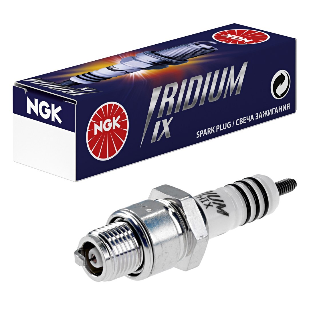 Bougie haute performance NGK BR7HIX en iridium pur pour moteur 2 temps