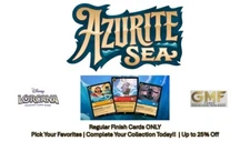 ✨ Disney Lorcana Azurite Sea - Regular Finish Cards - Pick 4+ Cards & Save 25% ✨