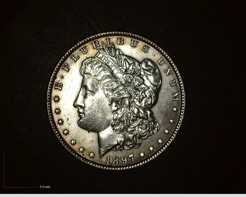 1897 Morgan Silver One Dollar $1.00 - Very Nice Coin!! AU-UNC - (#2)