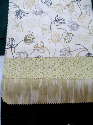 Fabric Red Rooster ''Abstract Floral'' 8 Piece Sampler $4.50