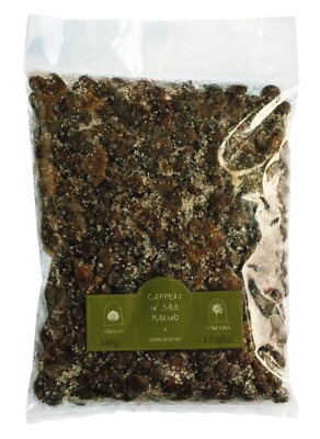 La Nicchia Capperi in Sale Marino - Kapern in Meersalz mittelgroß 500g