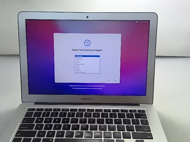 MacBookAir7,2 13.3 (2015) 8GB RAM, 256GB SSD, 1.6 GHz Core i5 (I5 ...