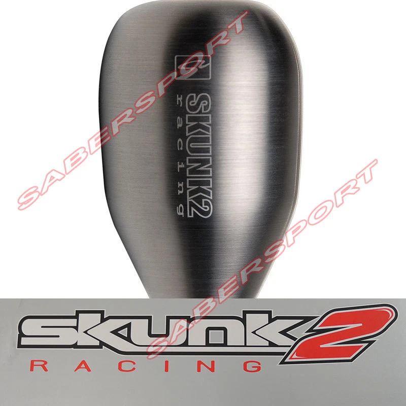 Perilla de cambio Skunk2 acabado titanio 6 velocidades para Civic Si/S2000/RSX TIPO S/TSX Foto 2 de 2