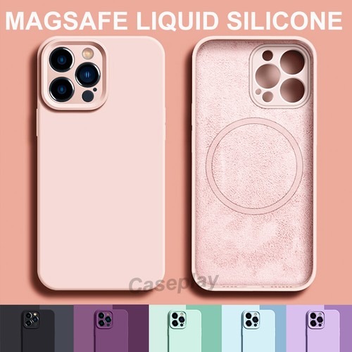 iPhone 16 Pro Max Case Plus 15 14 13 12 Magsafe Silicone Shockproof Hard Cover - Picture 2 of 39