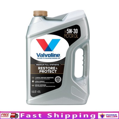 Full Synthetic 5W30 Motor Oil Active Clean Deposit Removal Protect Engine Life