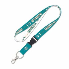 TUA TAGOVAILOA MIAMI DOLPHINS LANYARD KEY CHAIN W/ DETACHABLE BUCKLE 1" W 22" L