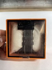 Born To Love Fashion Watchband Apple Smart Watch Band 42mm Leather Black