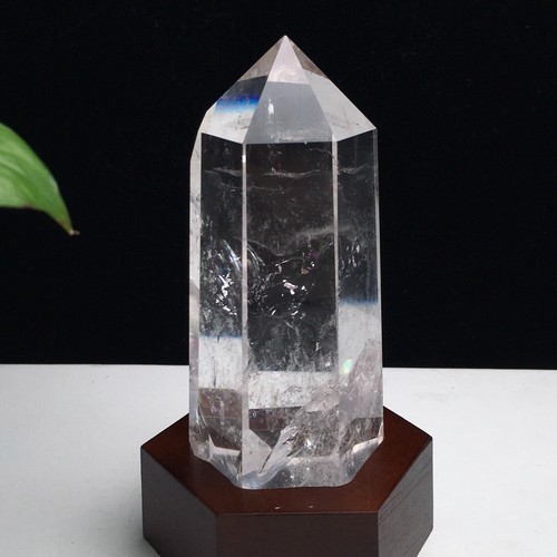 Obelisco de cuarzo transparente natural de 1,32 lb cristal torre de energía punto de curación Reiki - Imagen 2 de 6