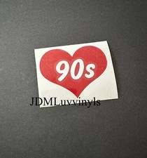 90s Honda Sticker Decal Jdm Integra Civic I Love My Honda Dc2 Itr Ek9 K20 K24