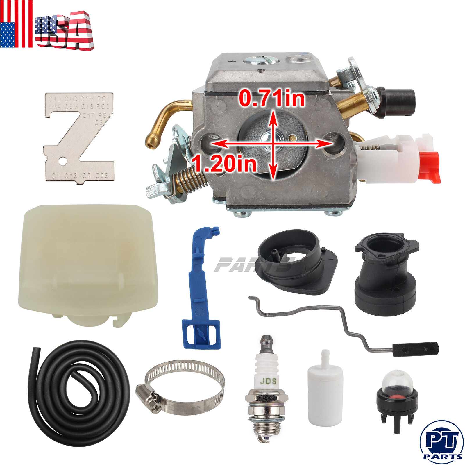 Carburetor For Zama C3EL32 Husqvarna 340 345 346 350 353 Chainsaw