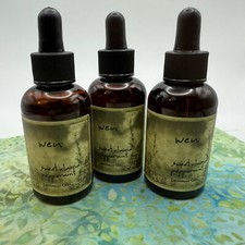 3 Bottles Wen Treatment Oil Sweet Almond Peppermint 2 fl oz Hair, Body, Bath New