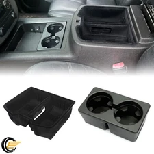 For 07-14 Chevy Silverado GMC Sierra Center Console Cup Holder & Organizer Tray