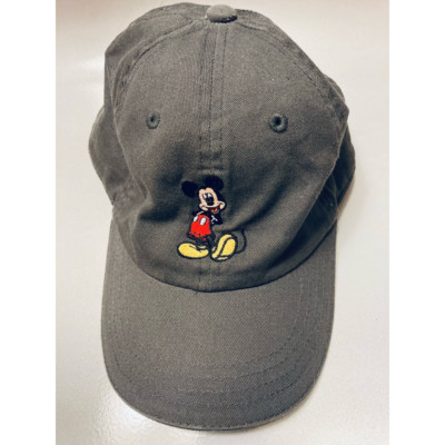 Mickey Mouse Youth Kids Disney Baseball Cap Hat Gray Embroidered Adjustable