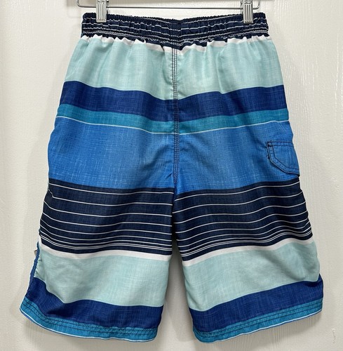 Kanu Surf Shorts Blue Striped Surf Board Swim Junior size L (14-16) - Picture 6 of 12