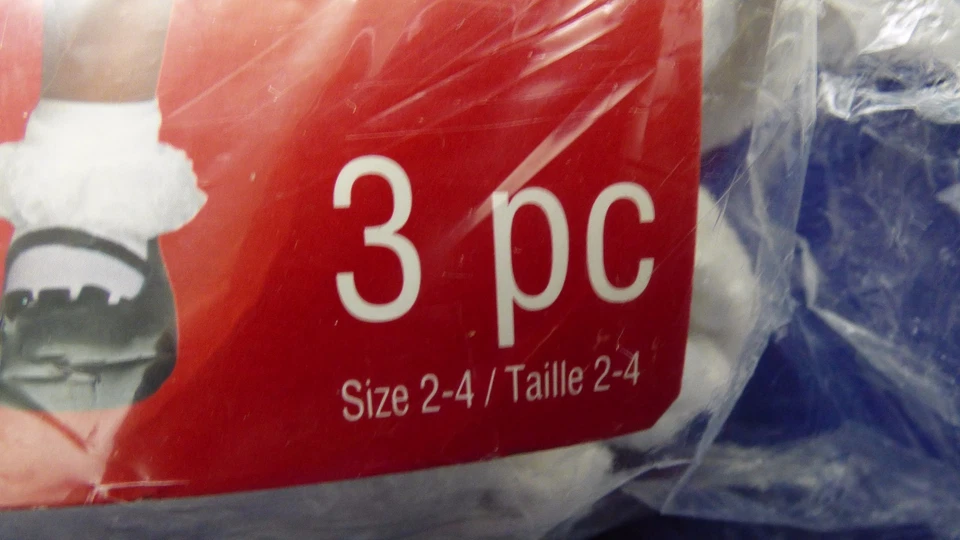 Vestido de Papá Noel Disfraz Niña Pequeña Navidad Vacaciones Sombrero Talla 2-4 Fotos de Fiesta  Foto 4 de 4