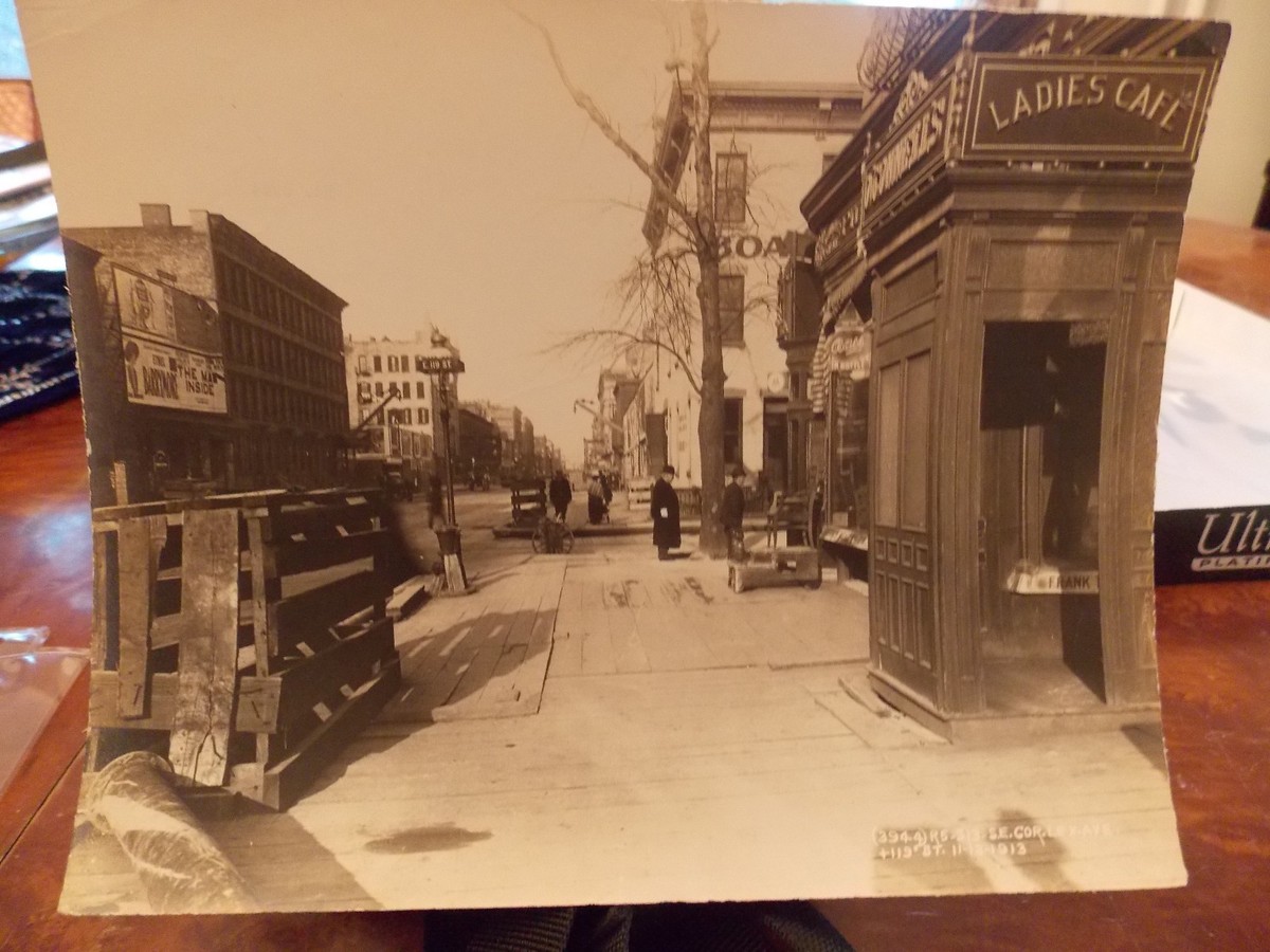 ORIG 1913 PHOTO E 119 & Lexington Harlem SUBWAY NYC New York