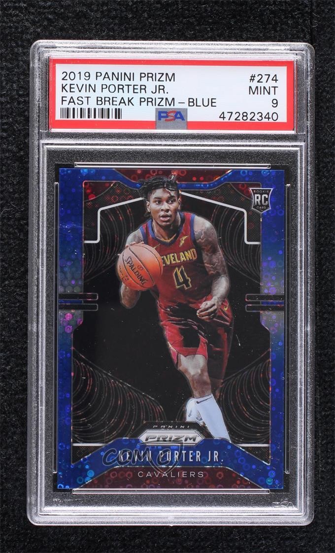 2019 Panini Prizm Fast Break Blue /175 Kevin Porter Jr PSA 9 MINT Rookie RC 7rf