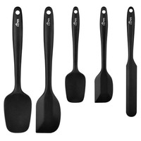5 StüCk Silikon Spatel Set KüChenutensilien Zum Backen Teigschaber Kochen Und
