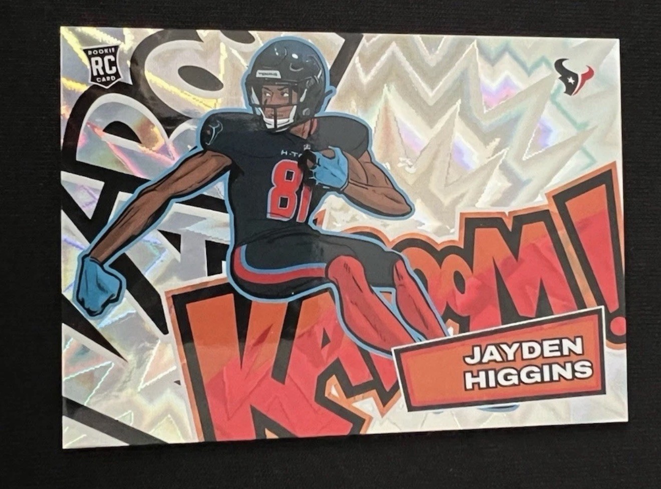 2025 PANINI ABSOLUTE #36 JAYDEN HIGGINS KABOOM! SSP CASE HIT ROOKIE RC TEXANS