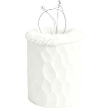 Glasses Case Eyeglass Holder Night Stand Plush Lined Holder,Cute Eyeglass White