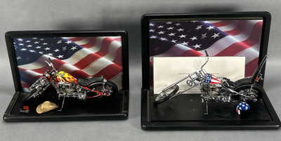 Franklin Mint Easy Rider ''Billy Bike'' & ''Ultimate Chopper'' Precision Models