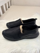 Soft Soles Black Slip-On Trainers Size 8 / EU 42 Comfort Casual Shoes