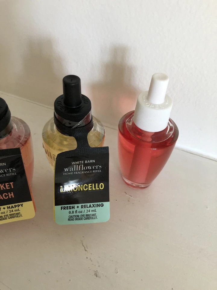 Bath & Body Works Wishes Peach Apple Limoncello Wallflower Plug Refill  Lot of 6 - Image 3 of 4