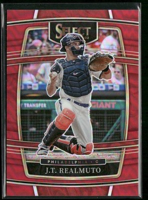 2022 Panini Select J.T. Realmuto Red /199 #58 Philadelphia Phillies