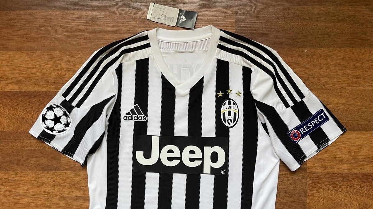 JUVENTUS ADIDAS 2015/2016 FOOTBALL HOME JERSEY #8 MARCHISIO SIZE