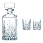 Nachtmann Noblesse Whiskyset Kristallglas Karaffe Whiskygläser 3tlg Geschenk Set