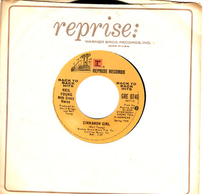 Neil Young W/ Crazy Horse:   Cinnamon Girl / Only Love Can Break a Heart, 11374