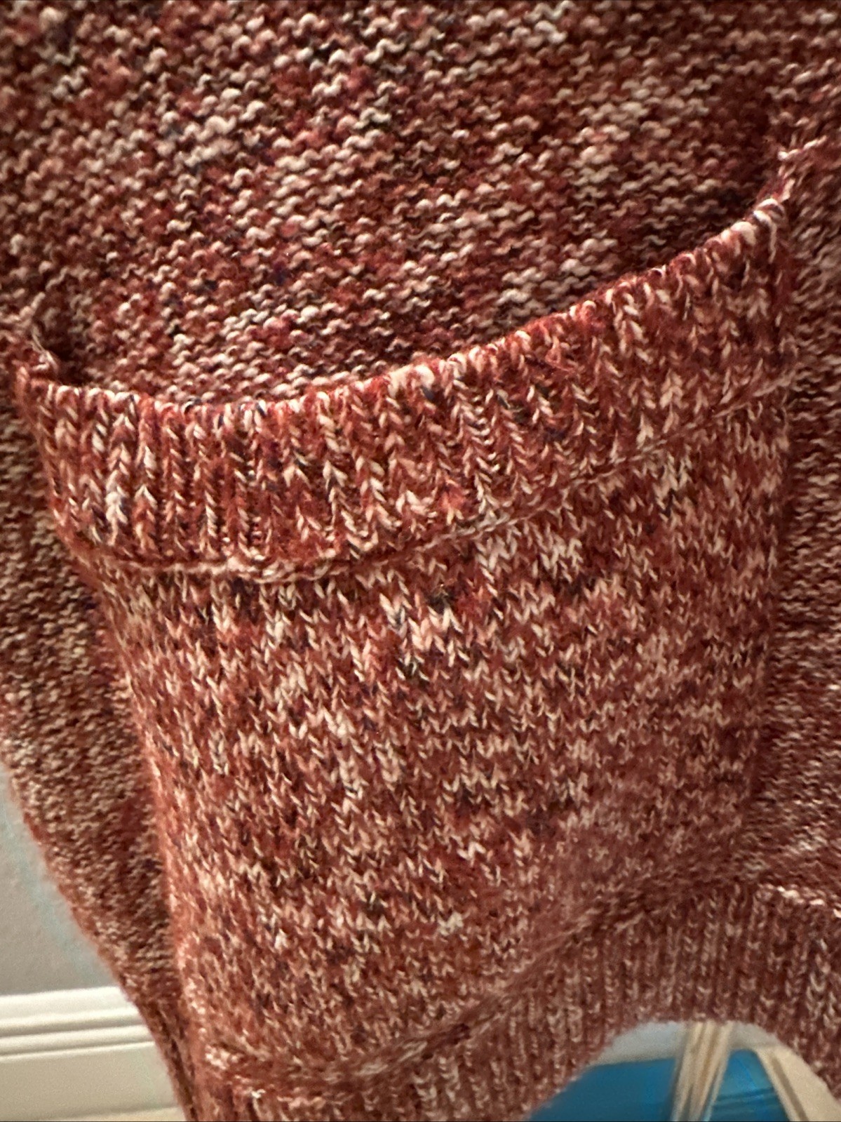 Universal Thread Women's Rust Heathered Open Fron… - image 4