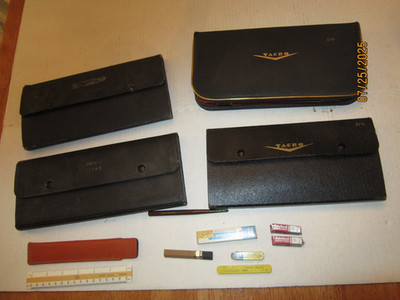 Vintage Lot Of Drafting Architect Engineering Tools  KE TACRO Charvos Unitech
