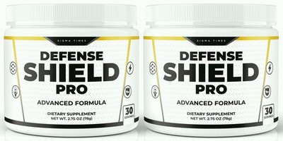 Defense Shield Pro Powder   Immune Support & Daily Defense Drink Mix - 2 Pack