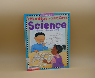 Quick-and-Easy Learning Games Science Grades 1-3 Scholastic Teaching Book