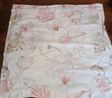 Pottery Barn ATLANTIC Seashells Ocean Sea Life EURO Pillow Sham Nautical