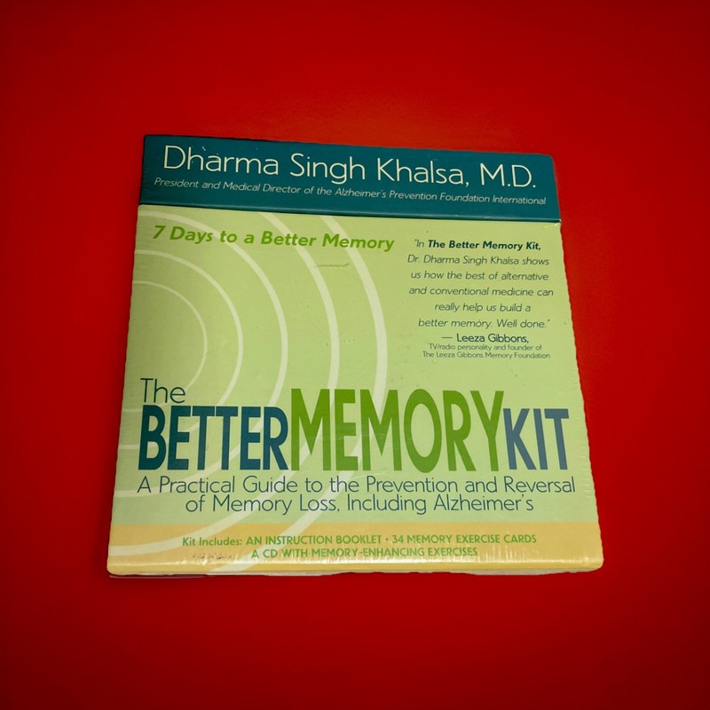 The Better Memory Kit Prevention & Reversal of Memory Loss CD Box. New & Sealed!