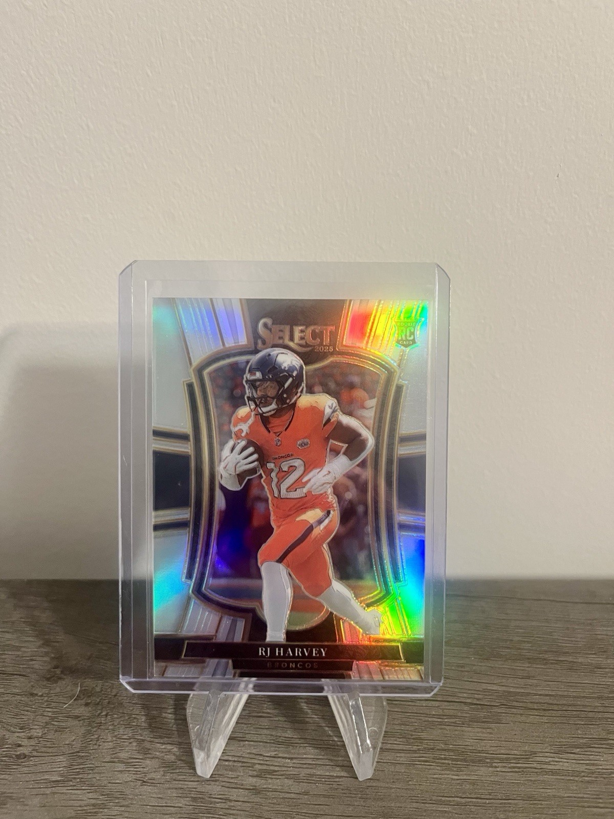 2025 Panini Select RJ HARVEY Silver Prizm RC Premier Level SP #110