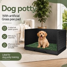 Puppy Dog Pet Potty Training Pee Pad Mat Indoor Tray Dogs Grass House Toilet USA