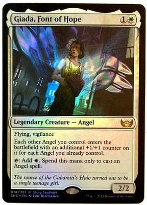 mtg magic Giada, Font of Hope FOIL capenna ENGLISH giada Brunnen der Hoffnung