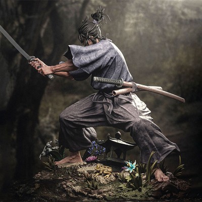 Miyamoto Musashi 3D print figure 1/6 29cm Model Kit Unpainted