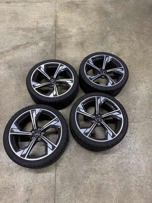 AUDI 20  RS5 RIMS OEM GENUINE SET 4 Wheels Michelin Alpin PA4 Tires 8W06101025DR