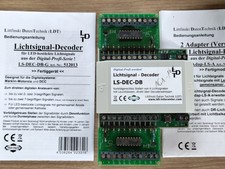 Littfinski LS-DEC-DB-G Lichtsignal-Decoder 512013 Gehäuse + 2x Adapter 540012