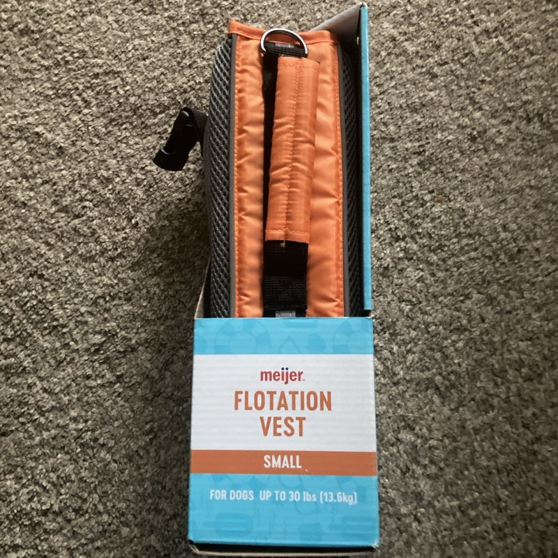 Dog Flotation Vest Small Up To 30lbs