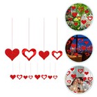 12 Pcs Love Pendant Hanging Decorations Valentines Day