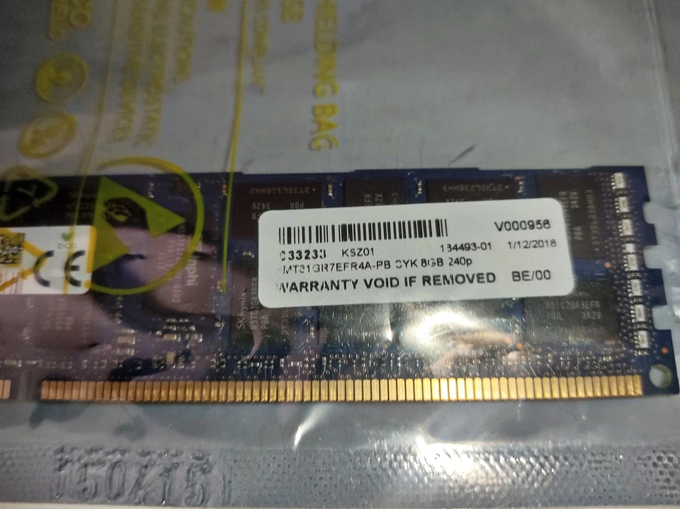 BRAND NEW SK Hynix 8GB DDR3 2Rx4 ECC Registered Server Memory Module - Image 3 of 4
