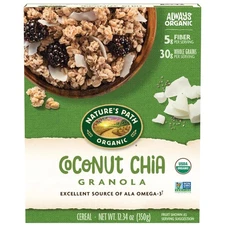 Nature's Path Organic Coconut Chia Granola, 12.34 oz (Pack of 1), Non-GMO