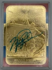 MICHAEL JORDAN 1996 FLEER 23KT GOLD CARD BLUE CARD SIGNATURE /1986