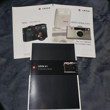 LEICA Leica catalogs 3 types 